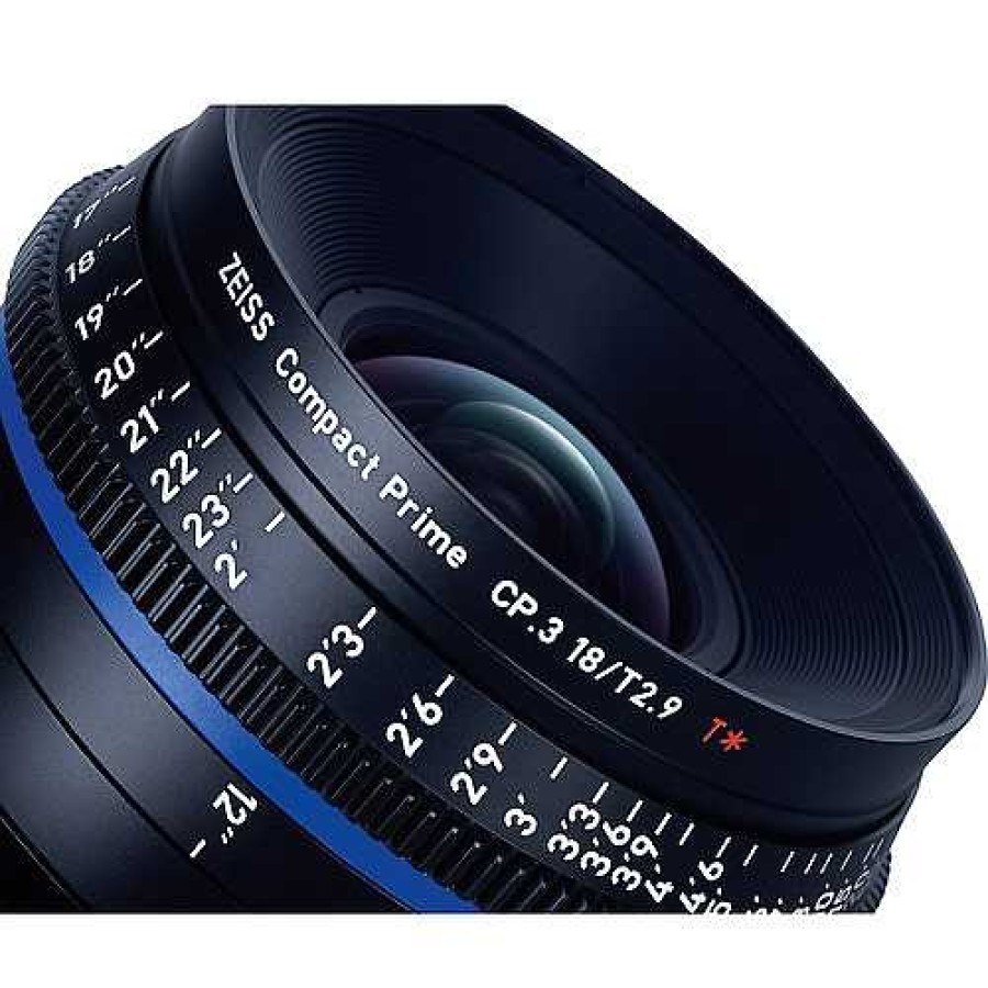 Zeiss Zeiss Cp.3 18Mm T2.9 Compact Prime Lens (Pl Mount, Feet) Digital Cinema Lenses