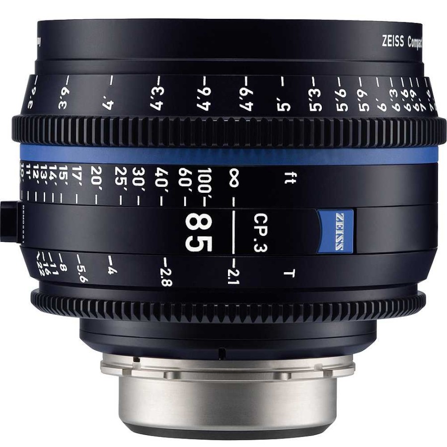 Zeiss Zeiss Cp.3 85Mm T2.1 Compact Prime Lens (Pl Mount, Feet) Digital Cinema Lenses