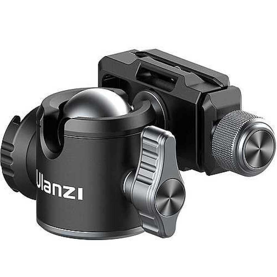 Ulanzi Ulanzi U-80L Side Cold Shoe Mount Ball Head With Arca-Type Quick Release Tripod Heads