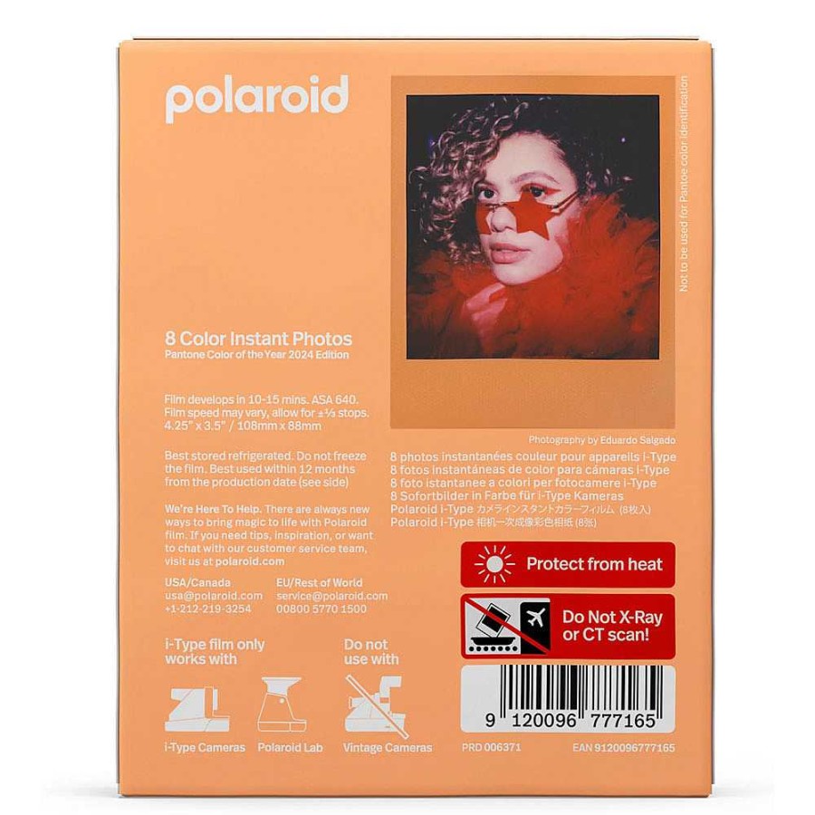 Polaroid Polaroid Color I-Type Instant Film (Pantone Color Of The Year 2024 Edition, 8 Exposures) Film & Darkroom