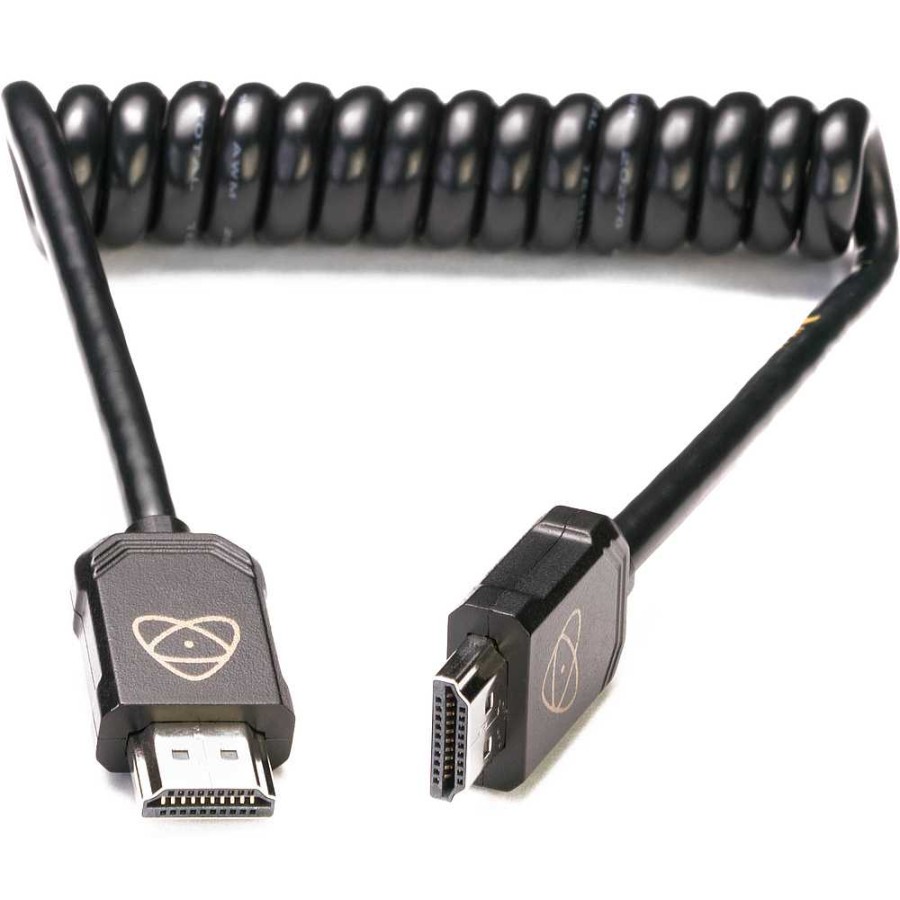 Atomos Atomos Atomflex Hdmi (Type-A) Male To Hdmi (Type-A) Male Coiled Cable (12 To 24 In.) Cables