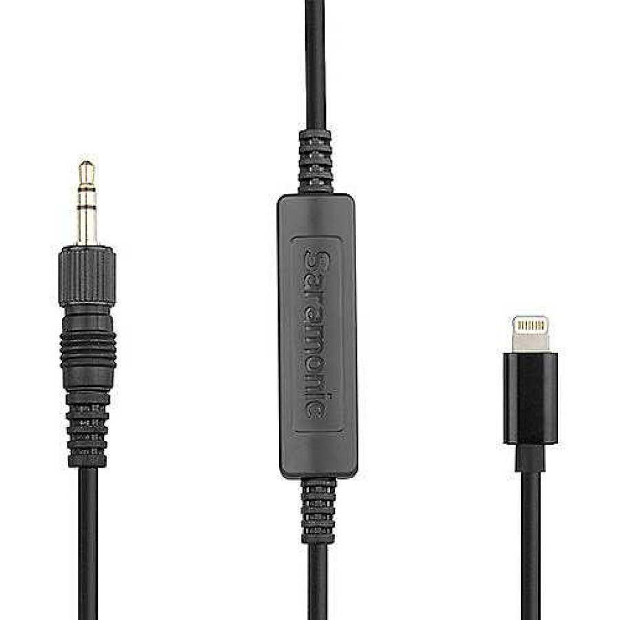 Saramonic Saramonic Lc-C35 Locking 3.5Mm Connector To Apple-Certified Lightning Output Cable Audio Cables