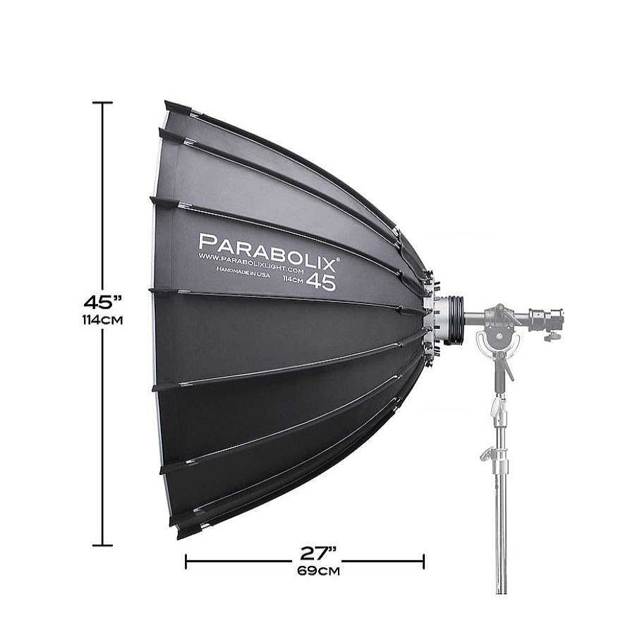 Parabolix Parabolix 45 In. Deep Parabolic Reflector Octagonal Soft Boxes