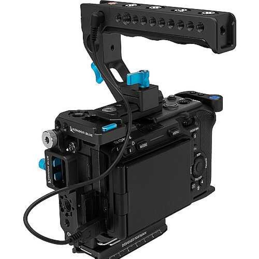 Kondor Blue Kondor Blue Cage With Trigger Handle For Sony Fx3 & Fx30 (Raven Black) Camera Support Systems