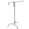 Lowel Lowel 40 In. C-Stand Turtle Base Kit (Chrome, 9.8 Ft.) Light Stands