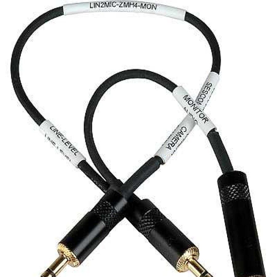 Sescom Sescom 3.5Mm Line To Mic For Zoom H4N With Headphone Monitoring Jack Audio Cables