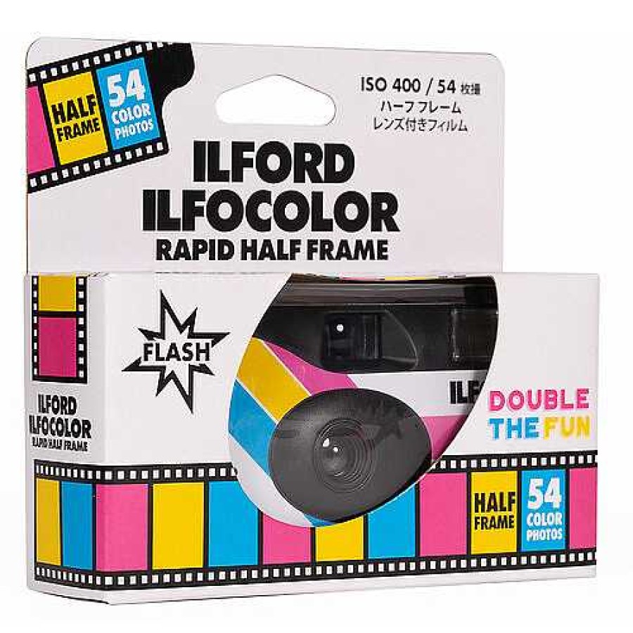 Ilford Ilford Ilfocolor Half Frame Single Use Camera (54 Exposures) Film Cameras