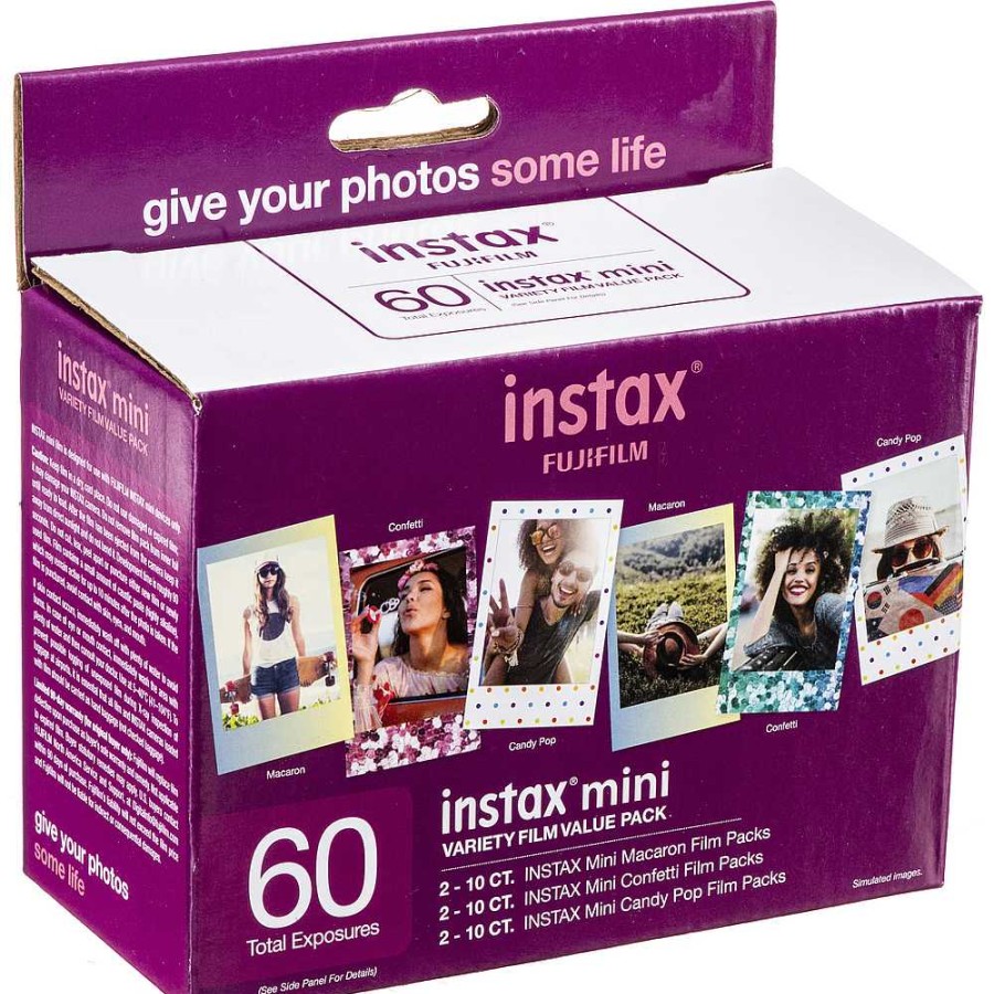 Fujifilm Fujifilm Instax Mini Instant Film Variety Value Pack (60 Exposures) Film & Darkroom