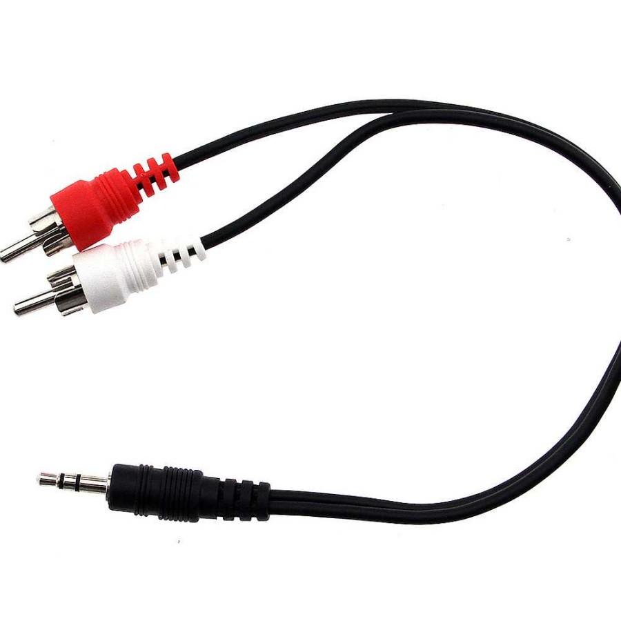 Calrad Calrad Stereo Mini Y Adapter 3.5Mm Plug To Dual Rca Males (10 In. Long) Audio Cables