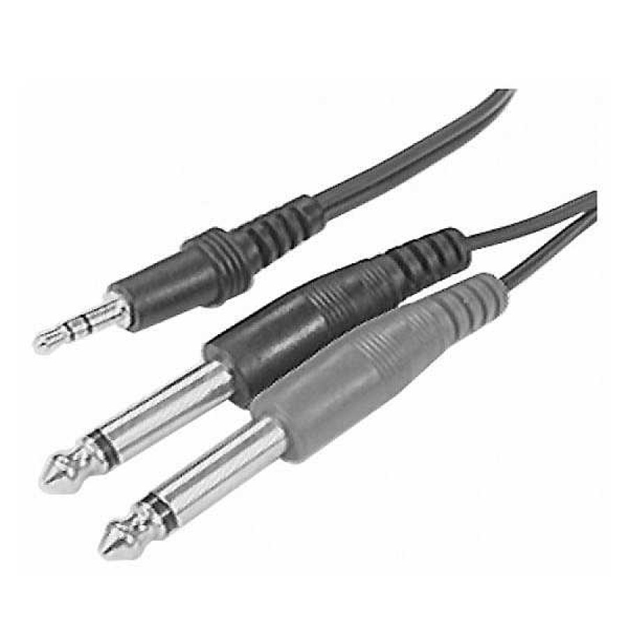 Calrad Calrad 3.5Mm Stereo Plug To Dual 1/4 In. Jacks Audio Cables