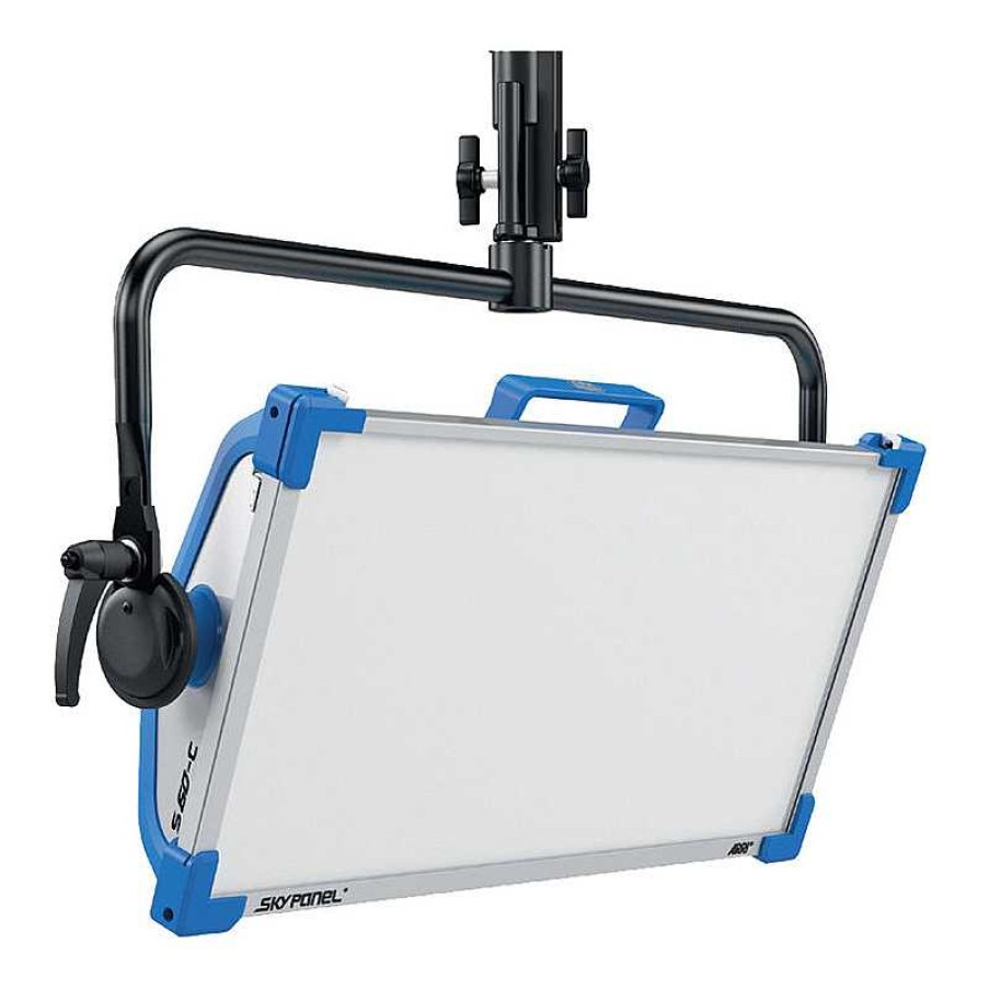 Arri Arri Skypanel S60-C Led Softlight With Manual Yoke (Blue/Silver, Edison) Led Lights & Kits