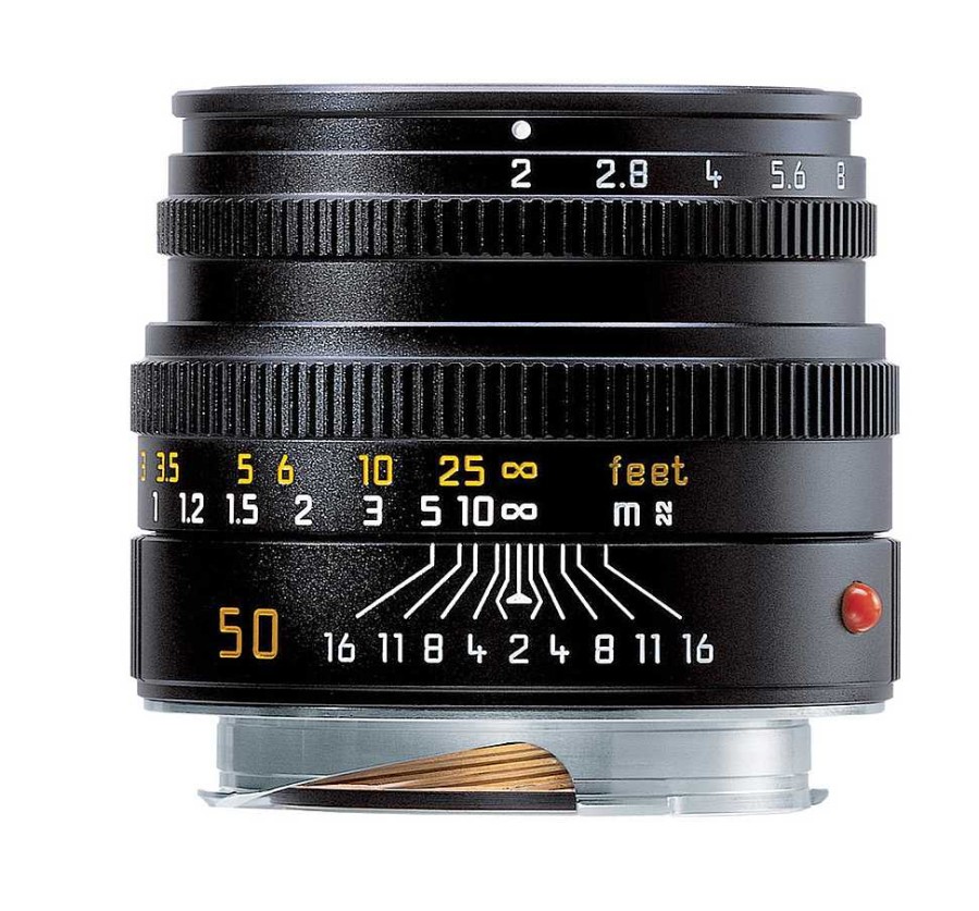 Leica Leica 50Mm F/2.0 Summicron M Manual Focus Lens (Black) Normal Lenses