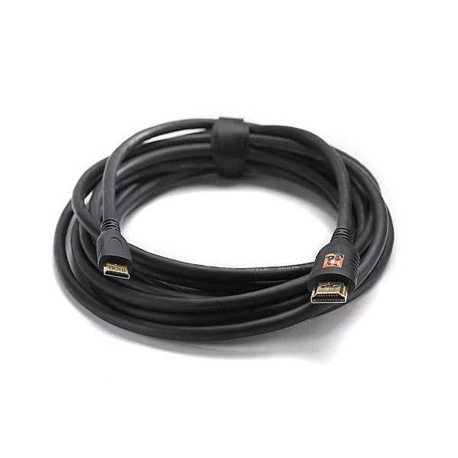 Tether Tools Tether Tools Tetherpro Mini Hdmi Male (Type C) To Hdmi Male (Type A) Cable - 15 Ft. (Black) Cables