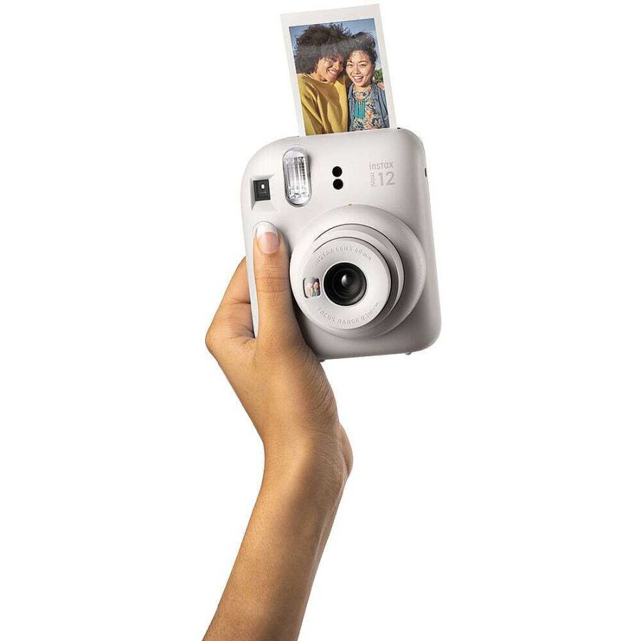 Fujifilm Fujifilm Instax Mini 12 Instant Film Camera (Clay White) Film Cameras