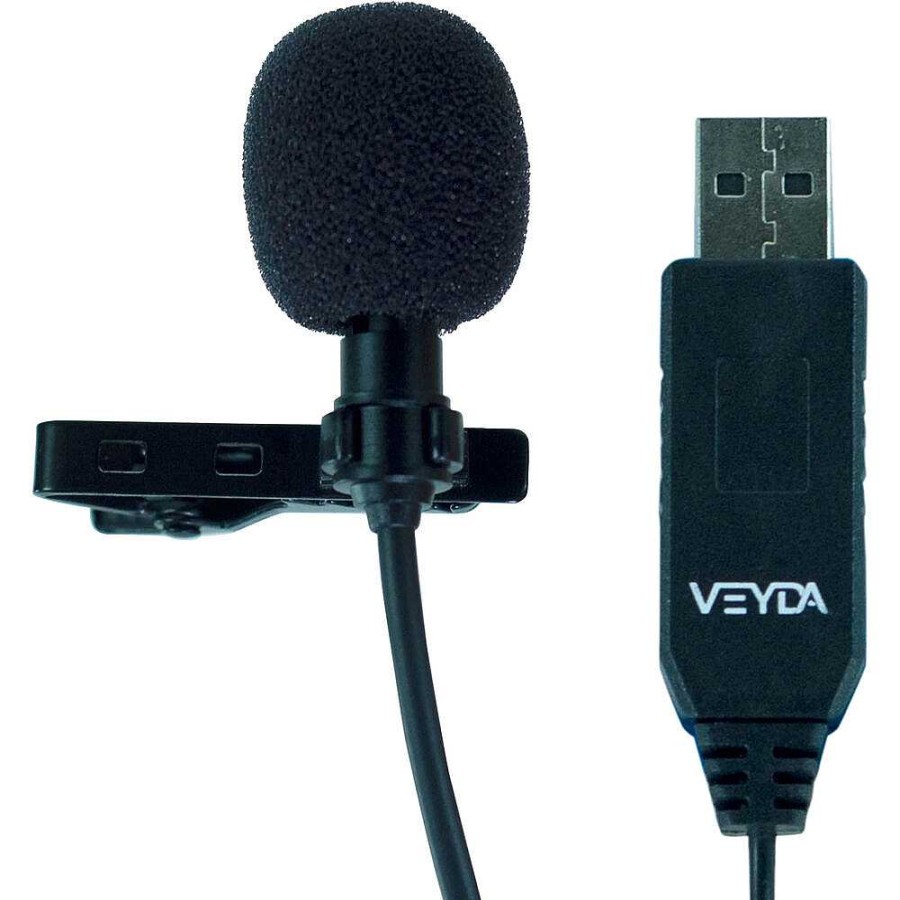 Cam Caddie Cam Caddie Veyda 360Degree Usb Lavalier Clip-On Omni Condensor Microphone/Pc Or Mac - Clip And Storage Microphones