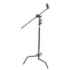 Matthews Matthews Hollywood 40In. Double Riser C Stand - Black Light Stands