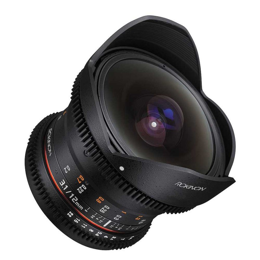 Rokinon Rokinon 12Mm T3.1 Ed As If Ncs Umc Cine Ds Fisheye Lens For Canon Ef Mount Digital Cinema Lenses