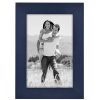 Malden Malden 4 X 6 In. Classic Linear Wood Picture Frame (Blue) Frames & Albums