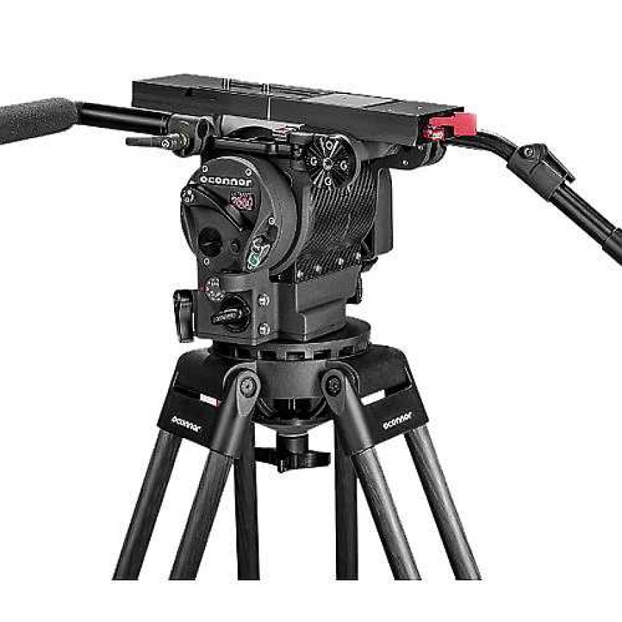 OConnor Oconnor Ultimate 2560 Fluid Head & 60L Mitchell Top Plate Tripod With Mid-Level Spreader Video Tripods & Supports