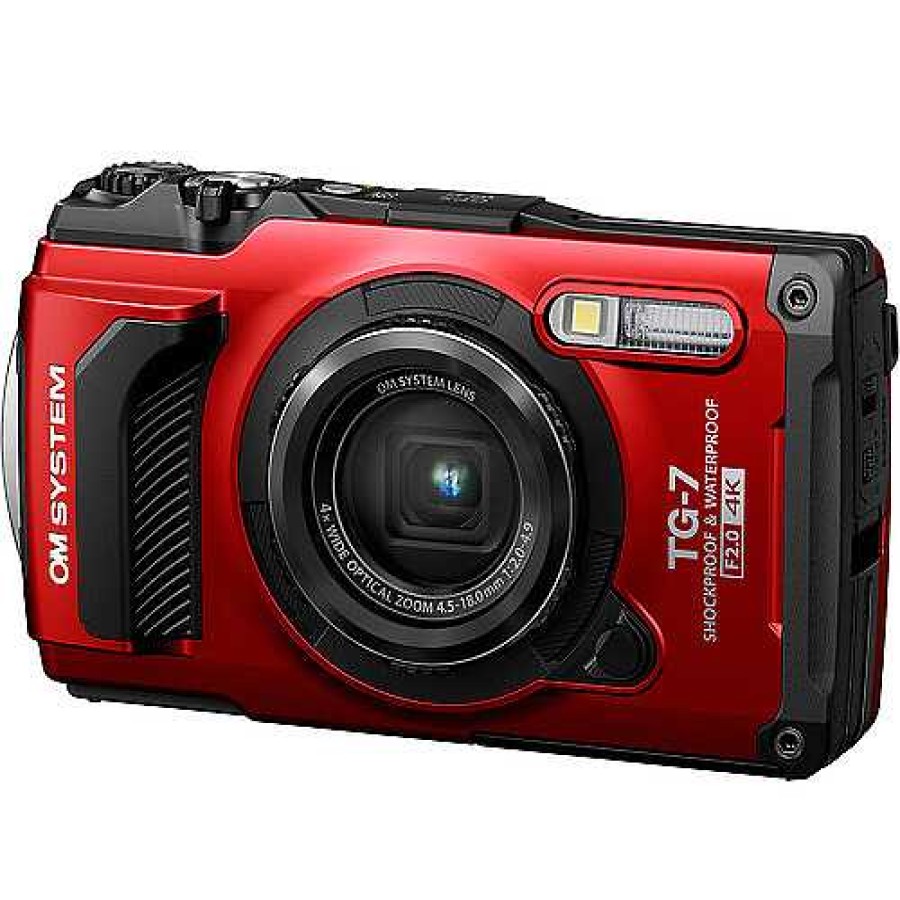 OM System Om System Tough Tg-7 Digital Camera (Red) Point & Shoot