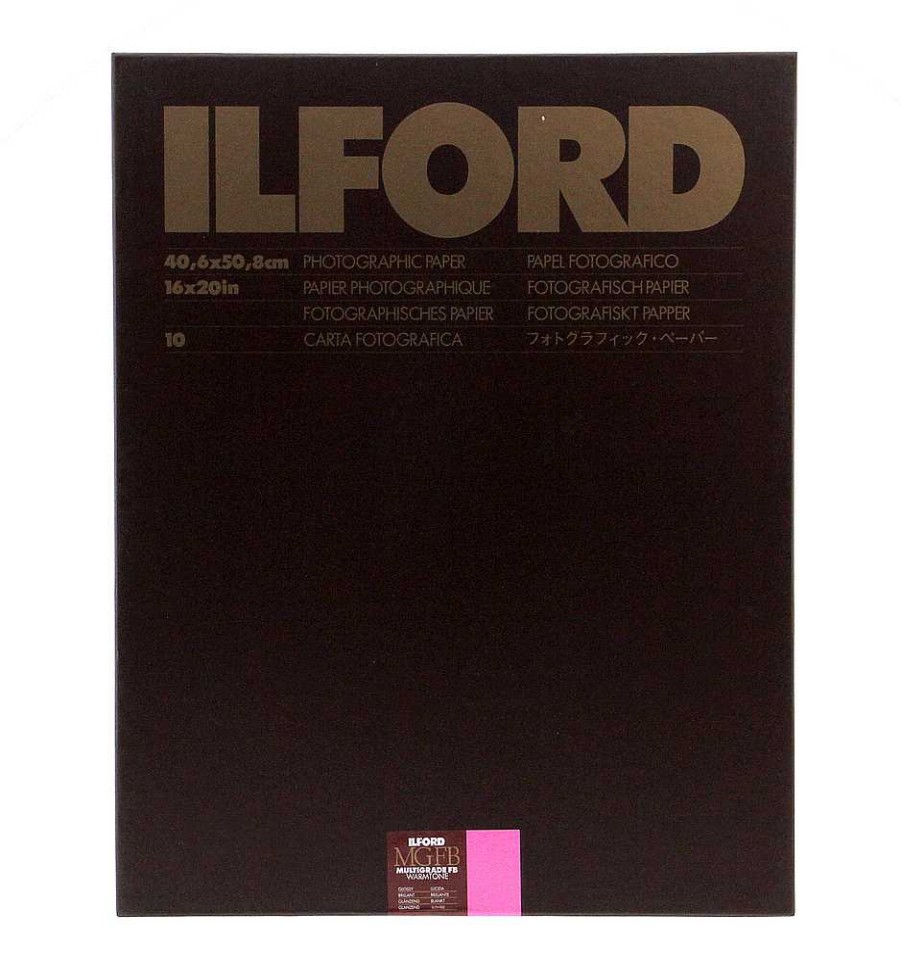 Ilford Ilford Multigrade Fb Warmtone Fiber Base Paper (16 X 20In, 10 Sheets, Glossy) Film & Darkroom