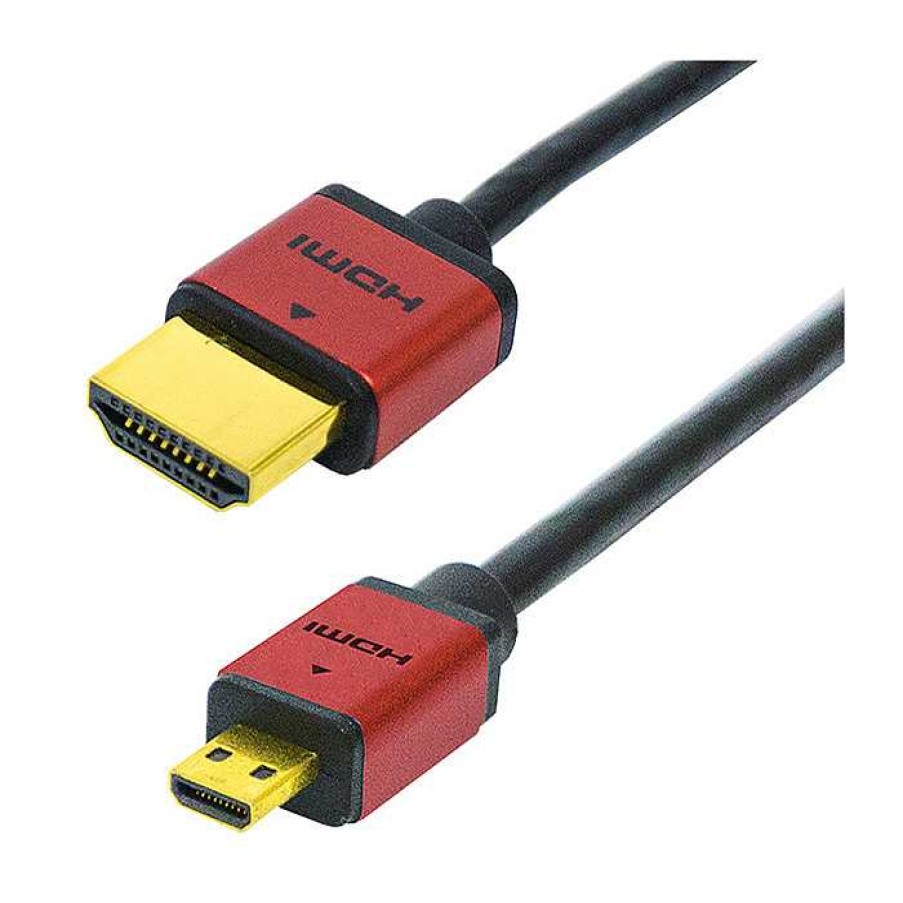 Calrad Calrad Ultra Thin Hdmi Type A To Micro Type D Male (2 M Long) Cables