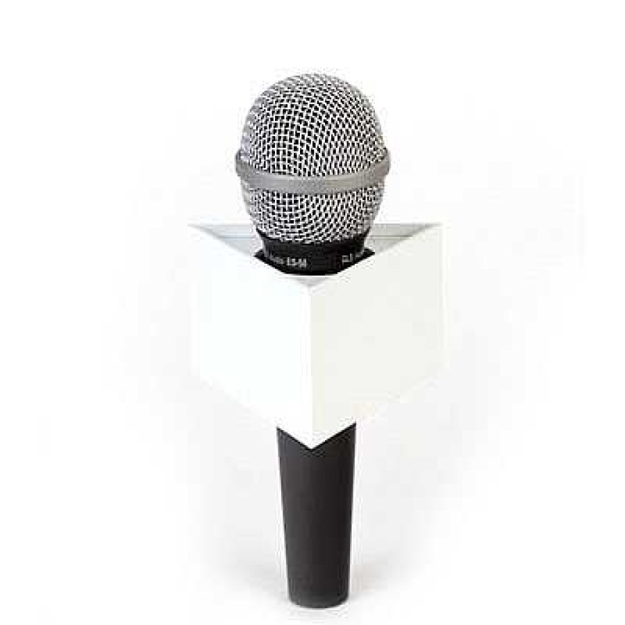 PSC Psc 3-Sided Microphone Flag (White) Microphones Accessories