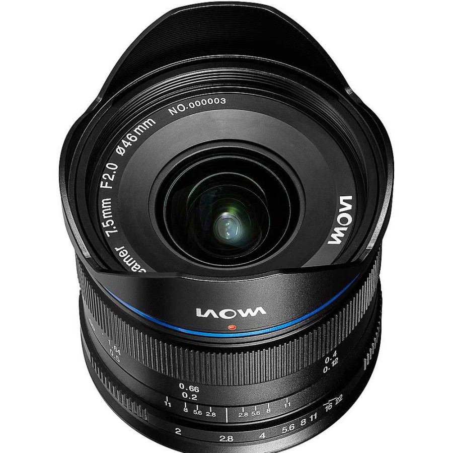 Venus Optics Venus Optics Laowa 7.5Mm F/2 Mft Lens For Micro Four Thirds (Black) Wide Angle Lenses