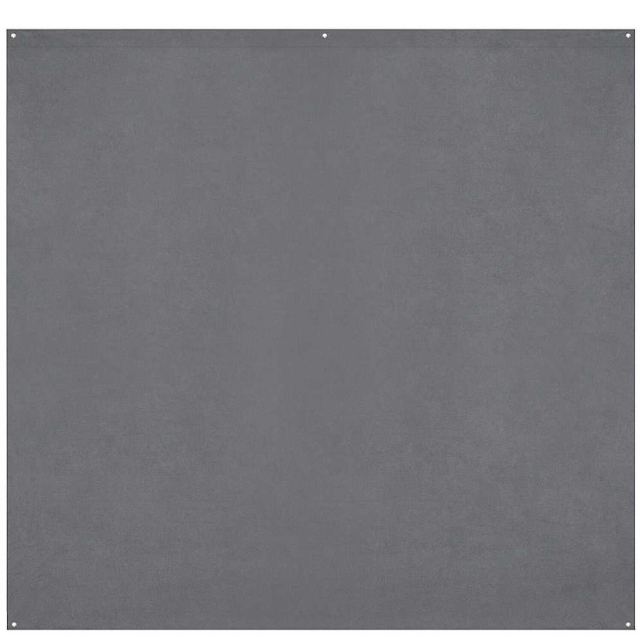 Westcott Westcott 8 X 8 Ft. Wrinkle-Resistant Backdrop (Neutral Gray) Fabric Backgrounds