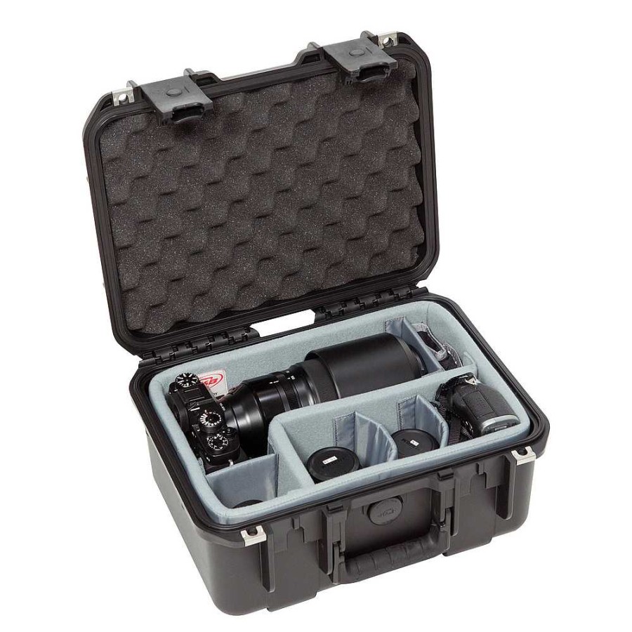 SKB Cases Skb Cases Iseries 1309-6 Case With Photo Dividers & Lid Foam (Black) Camera System Cases