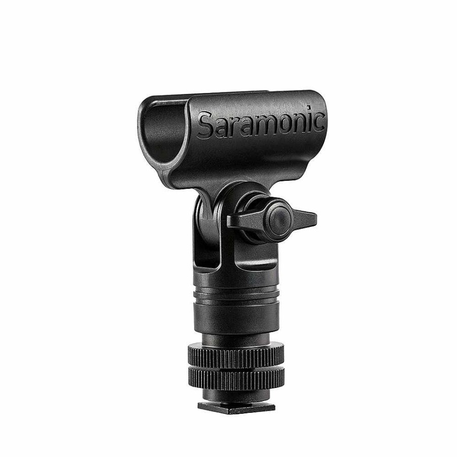 Saramonic Saramonic Sr-Smc1 Shotgun Microphone Mounting Bracket Clip With Cold Shoe Microphones Accessories