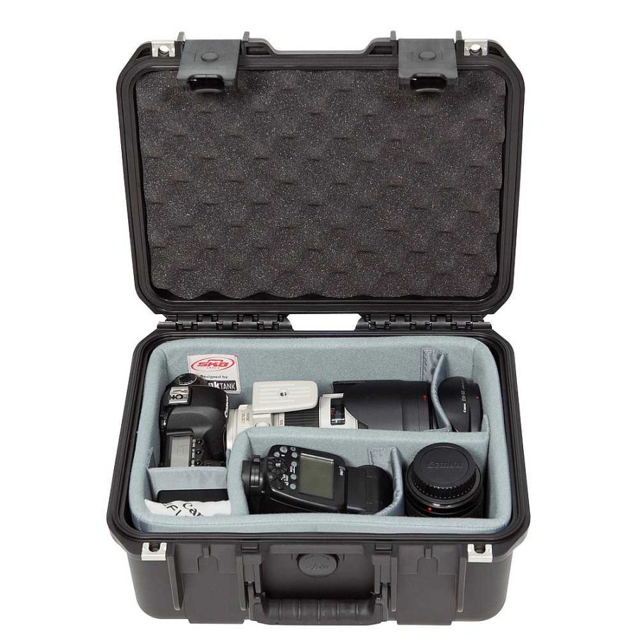 SKB Cases Skb Cases Iseries 1309-6 Case With Photo Dividers & Lid Foam (Black) Camera System Cases