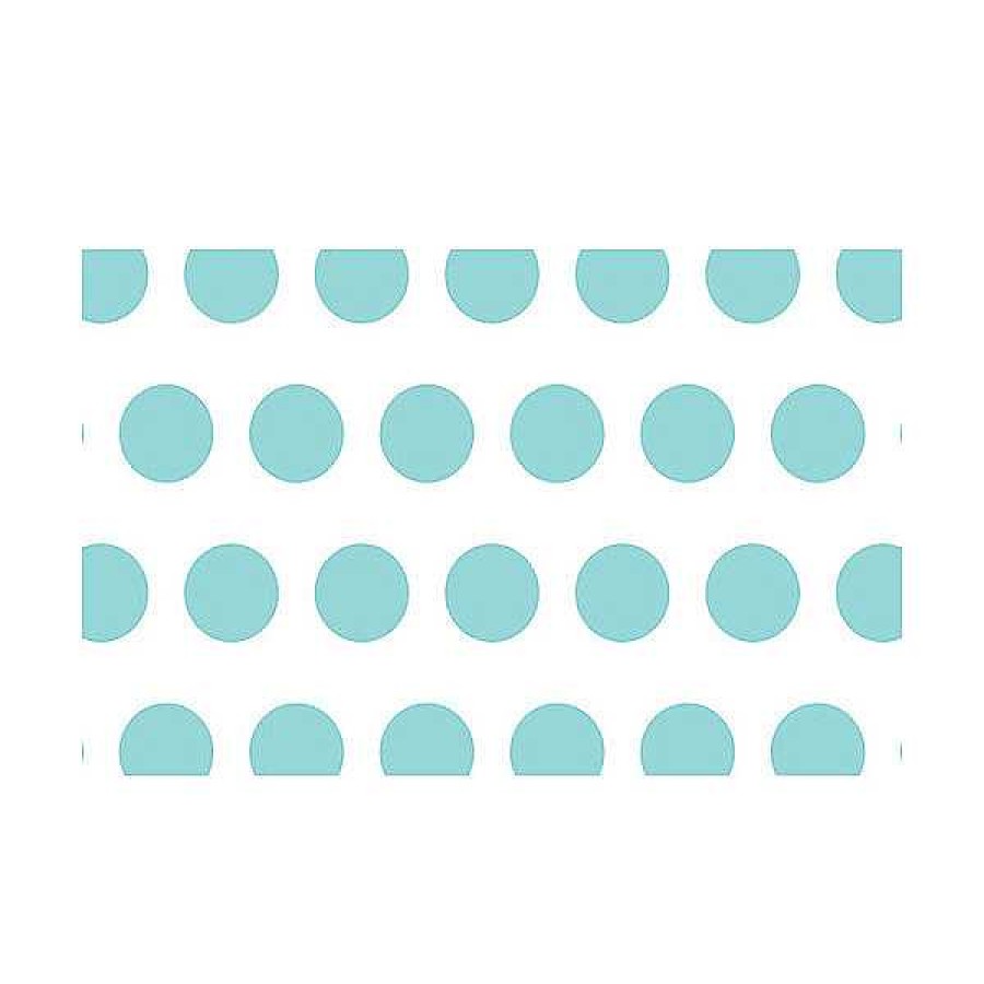 Savage Savage 53 In. X 18 Ft. Printed Background Paper (Aqua Polka Dots) Paper Backgrounds