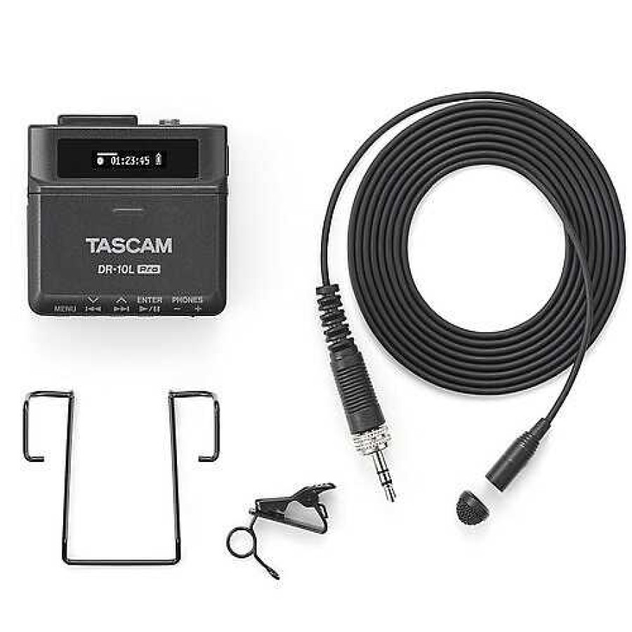 Tascam Tascam Dr-10L Pro Field Recorder And Lavalier Microphone Digital Audio Recorders