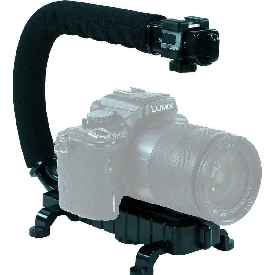 Cam Caddie Cam Caddie Scorpion Jr. Triple Cold Shoe Mount (Black) Video Stabilization