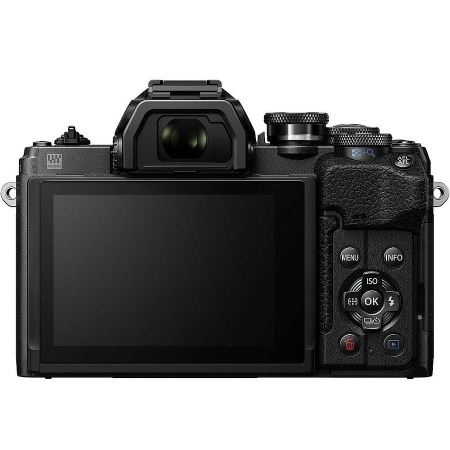 OM System Om System Om-D E-M10 Mark Iv Mirrorless Micro Four Thirds Digital Camera With 14-42Mm Lens (Black) Mirrorless