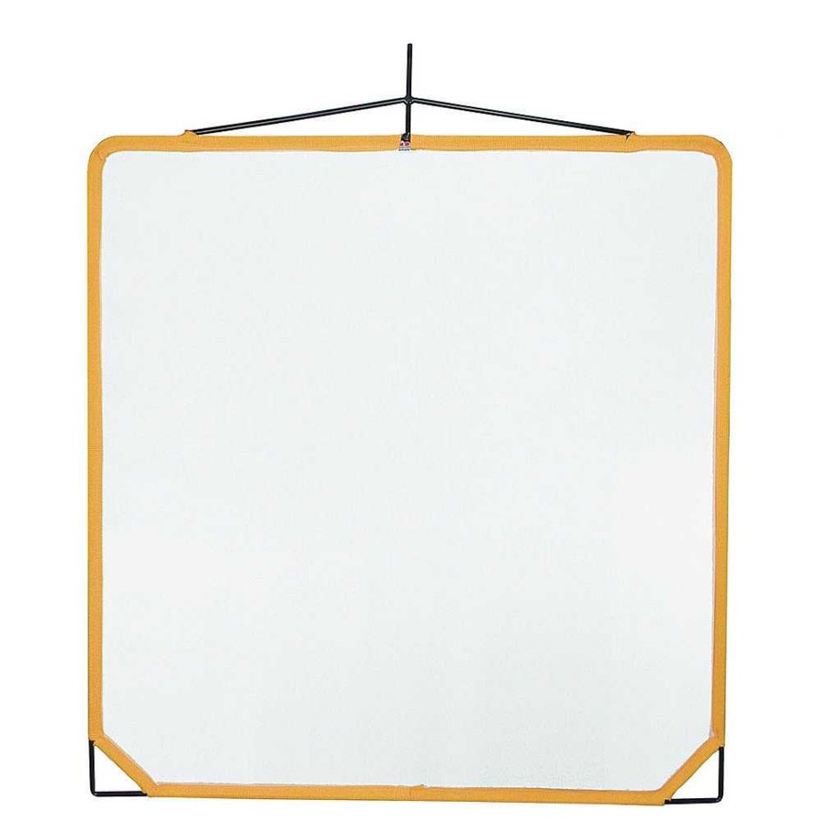 Matthews Matthews Solid Frame Scrim White Artificial Silk (48X48 In.) Scrims & Flags