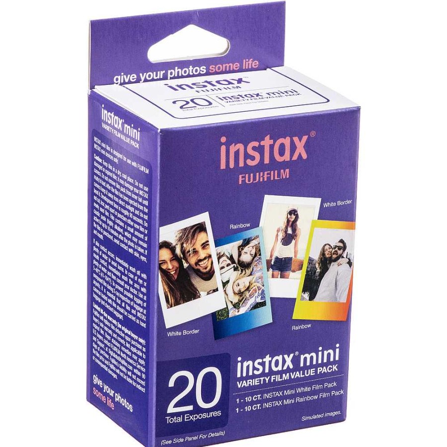 Fujifilm Fujifilm Instax Mini Instant Film Variety Value Pack (20 Exposures) Film & Darkroom