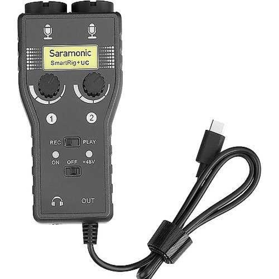 Saramonic Saramonic Smartrig+Uc Two-Channel Audio Interface For Usb Type-C Devices Microphones Accessories