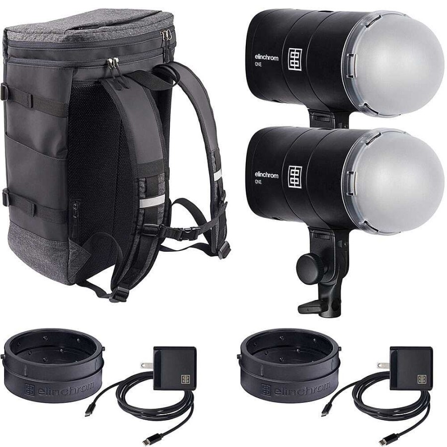 Elinchrom Elinchrom One Off Camera Flash Dual Kit Portable Strobe Lighting