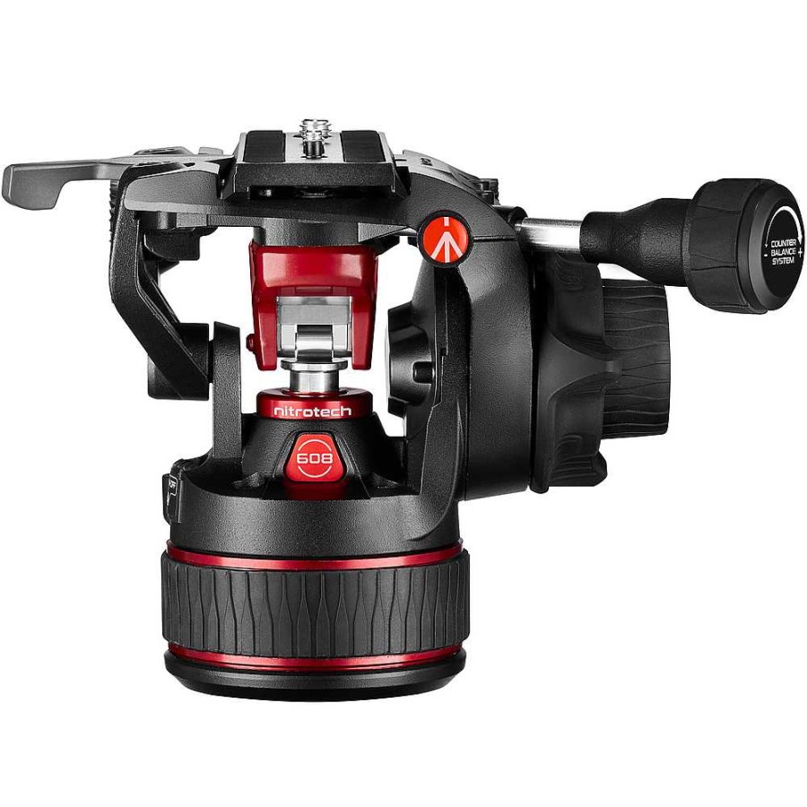 Manfrotto Manfrotto 608 Nitrotech Fluid Video Head Video Tripods & Supports