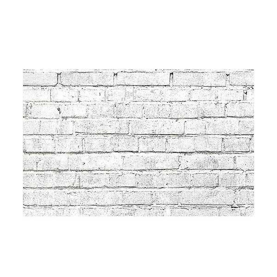 Savage Savage 53 In. X 18 Ft. Printed Background Paper (White Brick) Paper Backgrounds