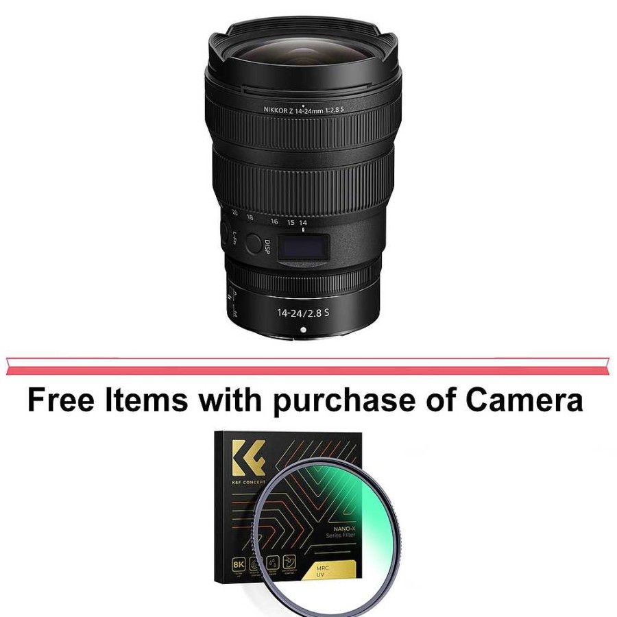 Nikon Nikon Nikkor Z 14-24Mm F/2.8 S Lens Wide Angle Lenses