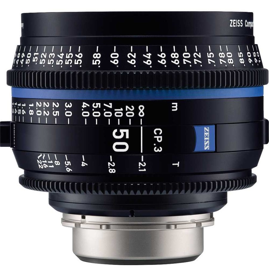 Zeiss Zeiss Cp.3 50Mm T2.1 Compact Prime Lens (Pl Mount, Feet) Digital Cinema Lenses