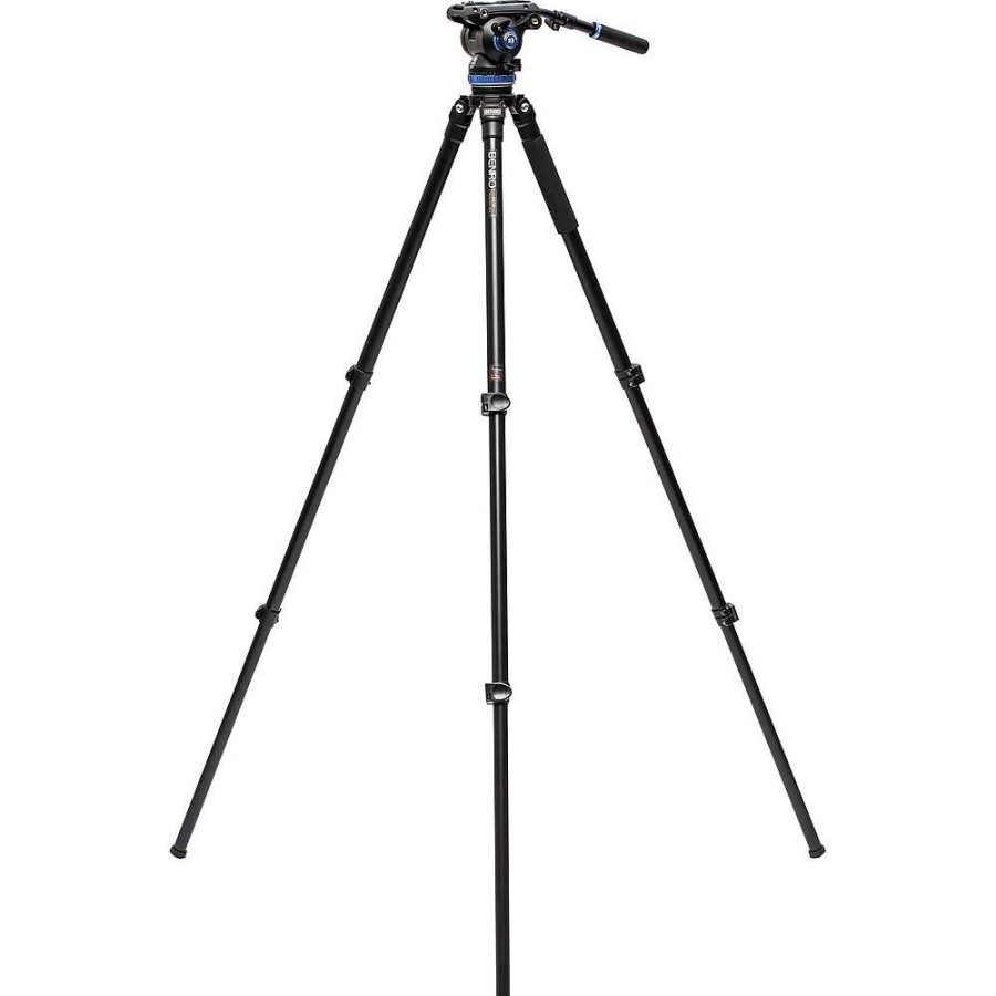 Benro Benro A373F Aluminum Single-Tube Tripod With S8Pro Fluid Video Head Tripod Kits