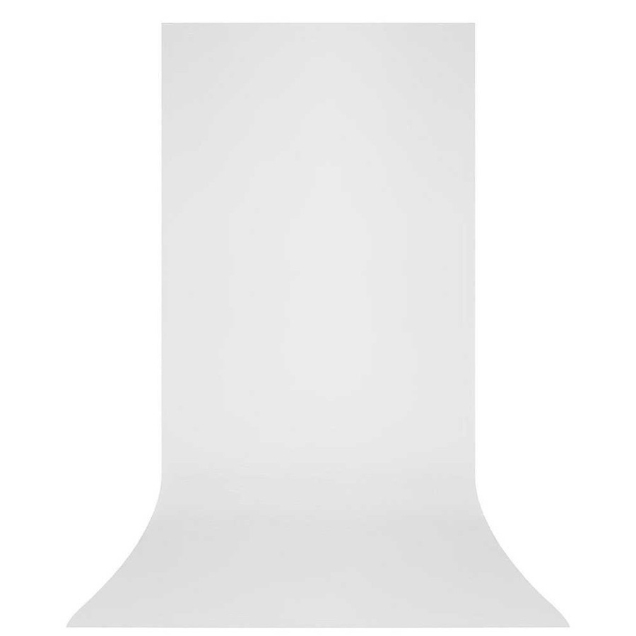 Westcott Westcott X-Drop Wrinkle-Resistant Backdrop High-Key White Sweep (5 X 12 Ft.) Fabric Backgrounds