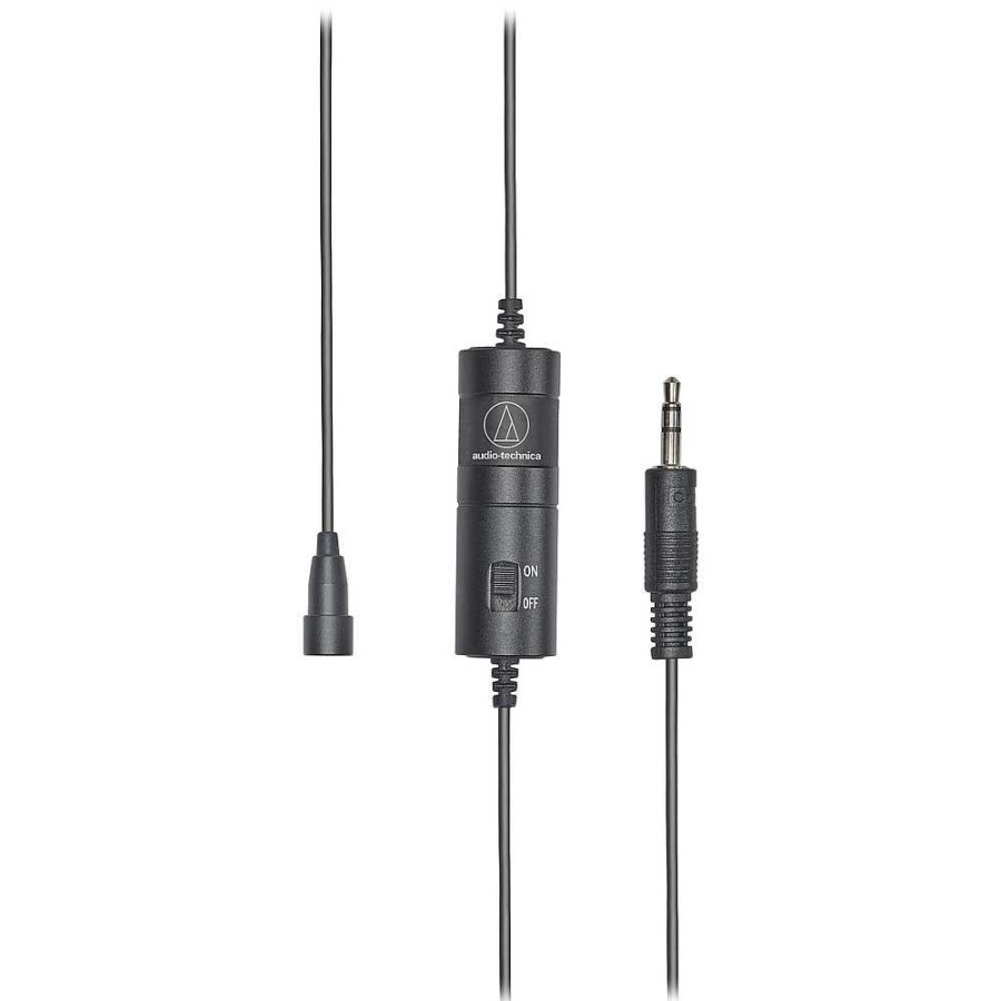 Audio-Technica Audio-Technica Consumer Atr3350Xis Omnidirectional Condenser Lavalier Microphone For Smartphones Microphones