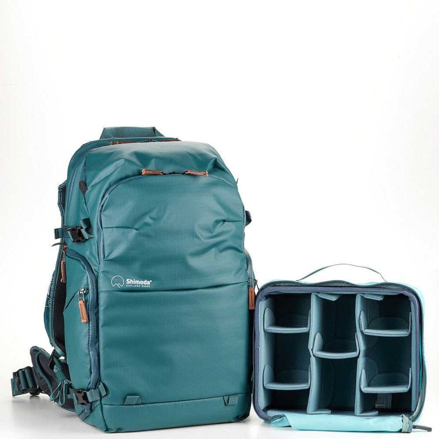 Shimoda Designs Shimoda Designs Explore V2 30 Backpack Women'S Starter Kit (Teal) Camera Bags