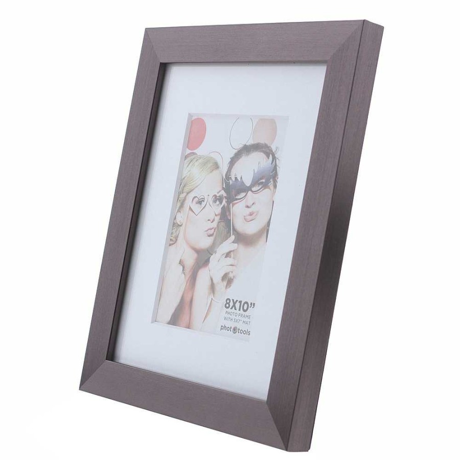 Phototools Phototools 8 X 10" Photo Frame With 5 X 7" Mat Opening (Grey) Frames & Albums