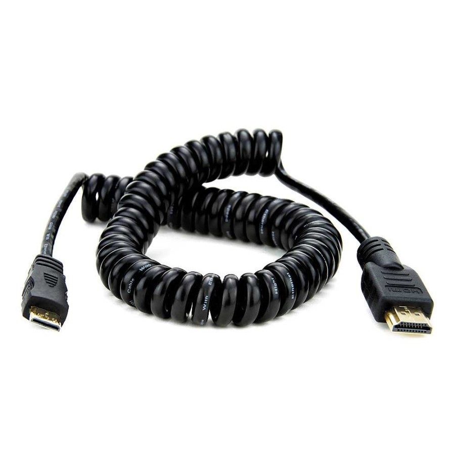 Atomos Atomos Full Hdmi To Mini Hdmi Coiled Cable (19.7-25.6") Cables